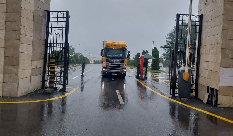 Russia sends food supplies to Armenians in Azerbaijan’s Karabakh along Aghdam-Khankendi road
