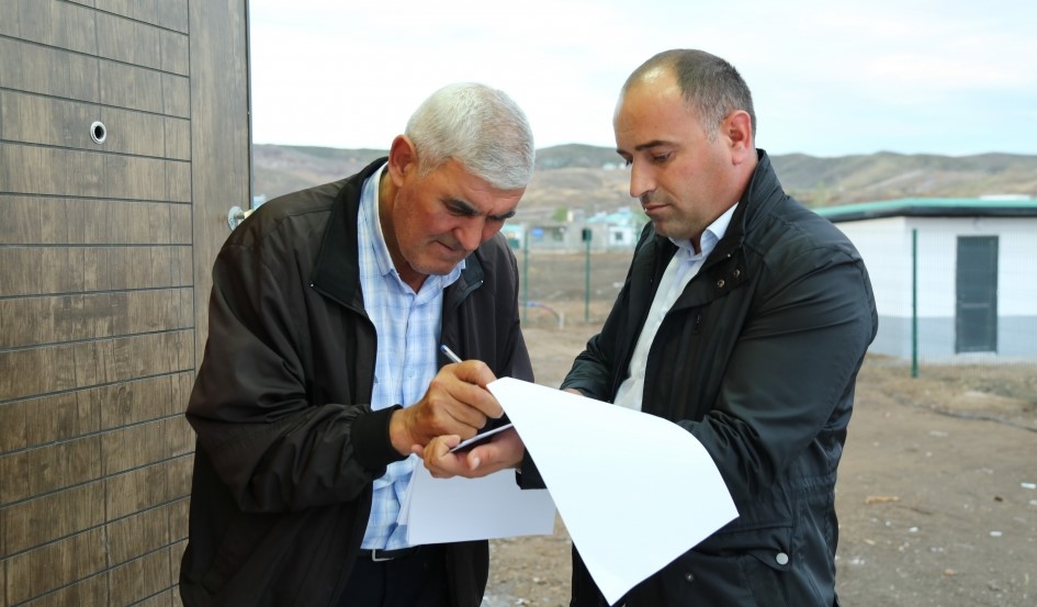 Another 25 more families relocated to Aghali get house keys