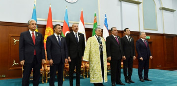President Ilham Aliyev attends awarding ceremony of Gurbanguly Berdimuhamedov in Dushanbe