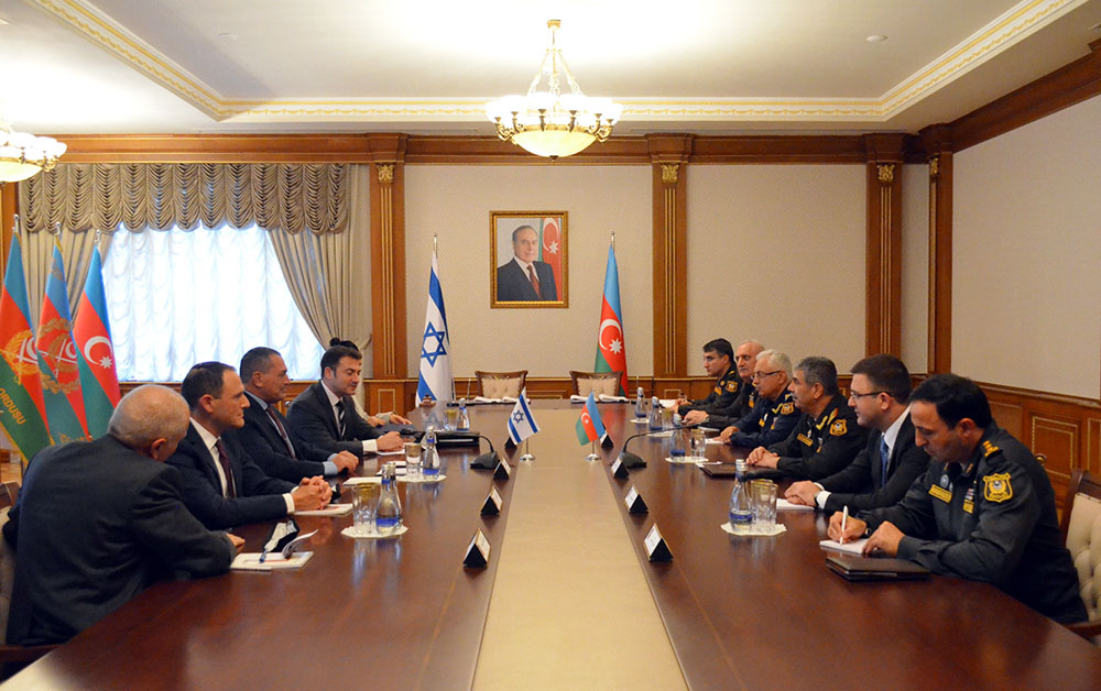 Azerbaijan Defense Minister meets with Director General of Israel Defense Ministry 
