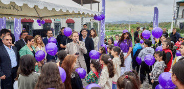 (Ad) Schoolchildren in Agali village start the New Academic Year with Azercell!