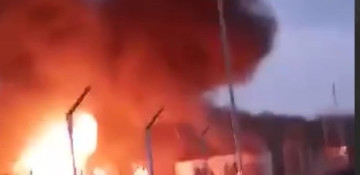 Gasoline tank explodes in Azerbaijan's Khankendi