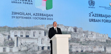 President Ilham Aliyev: Eastern Zangazur is now being totally reconstructed
