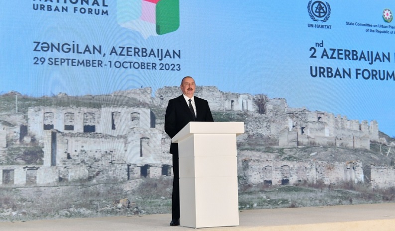 President Ilham Aliyev: Master plan of eight cities and 92 villages has already been approved