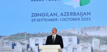 President Ilham Aliyev: Railroad construction from Horadiz to Zangilan will be completed very soon