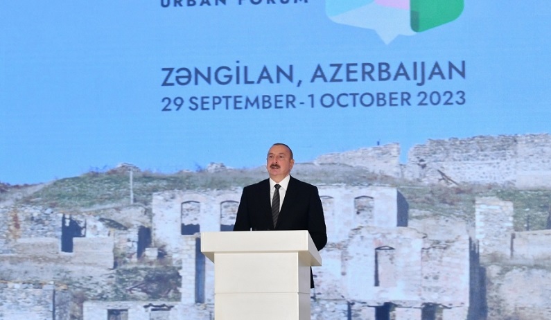 President Ilham Aliyev: Railroad construction from Horadiz to Zangilan will be completed very soon