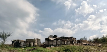 Azerbaijan's MoD footage of abandoned combat positions on the Shusha-Khankendi road (VIDEO)