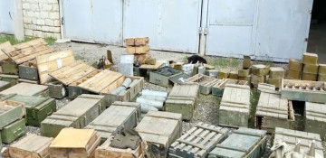 Azerbaijani Army seizes more ammunition and combat vehicles in territory of Aghdara