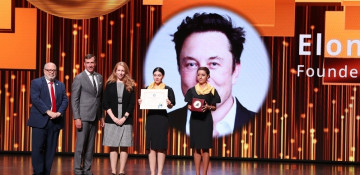 Elon Musk wins IAF World Space Award at 74th International Astronautical Congress in Baku