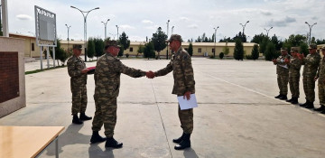 Group of Azerbaijan military servicemen discharged after completing their service period (VIDEO)