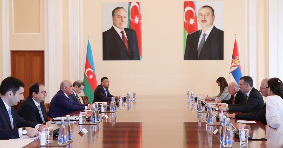 Prime Minister Ali Asadov meets with Speaker of National Assembly of Serbia
