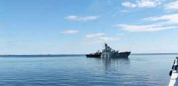 Warships of Russia’s Caspian Flotilla leave Baku port