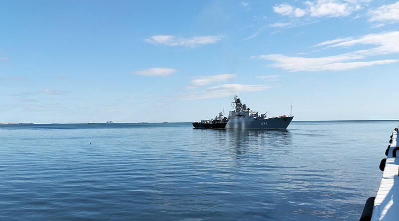 Warships of Russia’s Caspian Flotilla leave Baku port