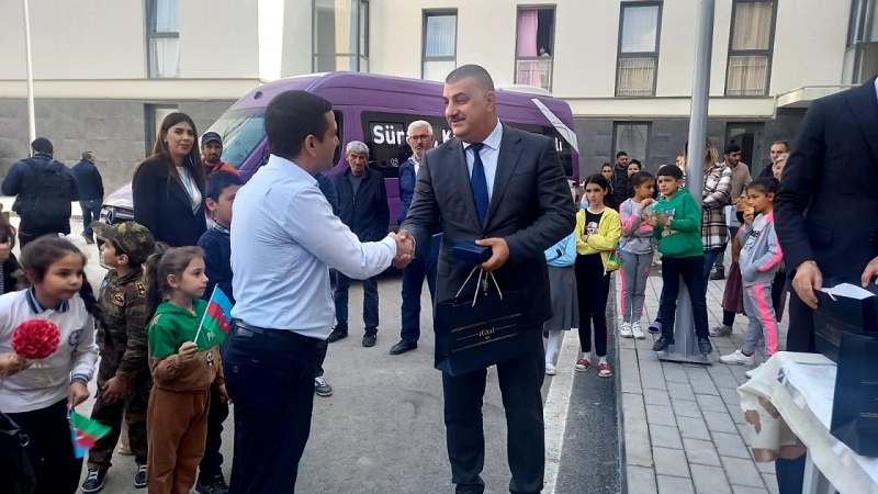 Azerbaijan: Another 22 families relocated to liberated Fuzuli city get house keys