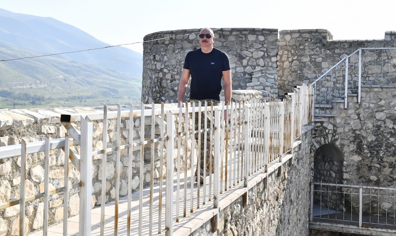 President Ilham Aliyev visits Asgaran fortress