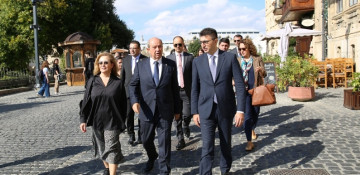 President of Turkish Republic of Northern Cyprus visits Icherisheher