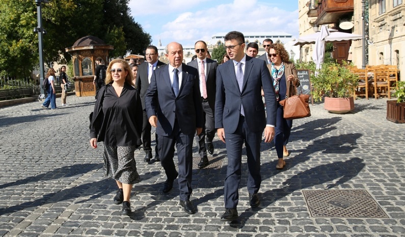 President of Turkish Republic of Northern Cyprus visits Icherisheher