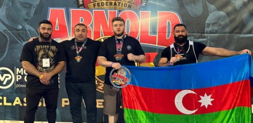 Four Azerbaijani powerlifters become European champions