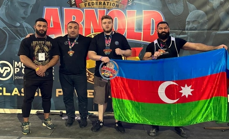 Four Azerbaijani powerlifters become European champions