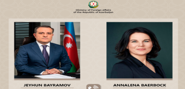 Azerbaijani, German FMs mull Azerbaijan-Armenia peace process