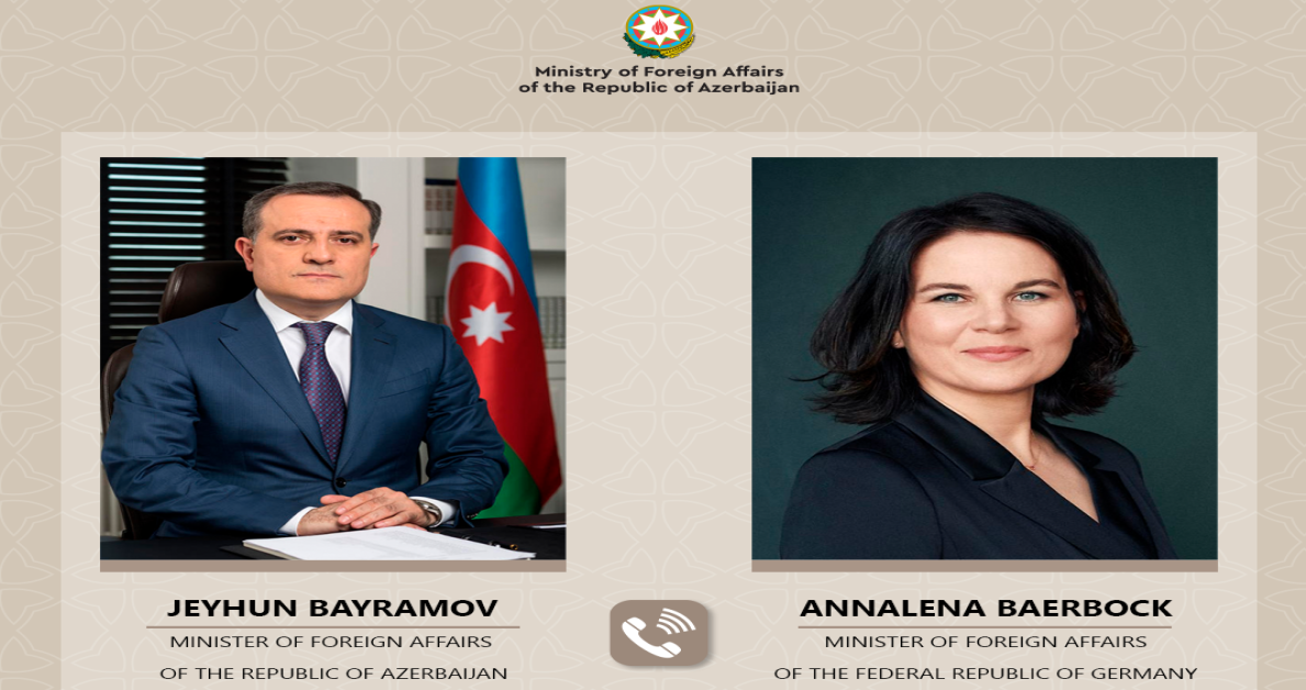 Azerbaijani, German FMs mull Azerbaijan-Armenia peace process