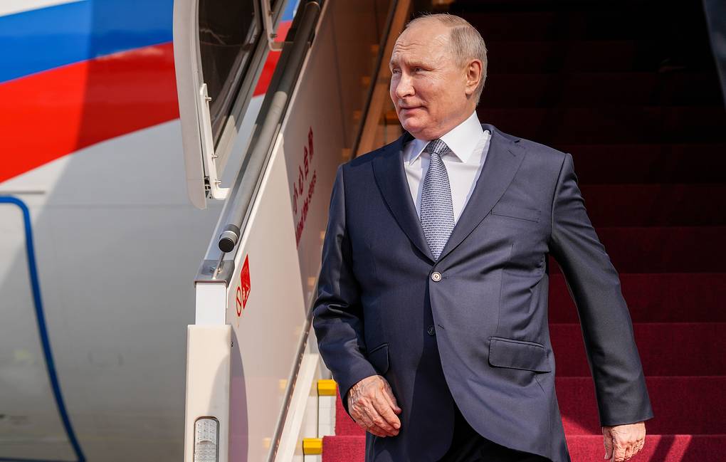Russia's Putin arrives in China for two-day visit