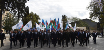 Azerbaijan holds march to commemorate 3rd anniversary of missile attacks on Ganja