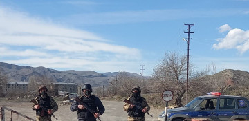 Azerbaijan's Interior Ministry shares footage of service in liberated areas  (PHOTO)