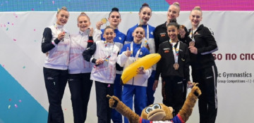 Azerbaijani acrobatic gymnasts win seven golds at European Championships