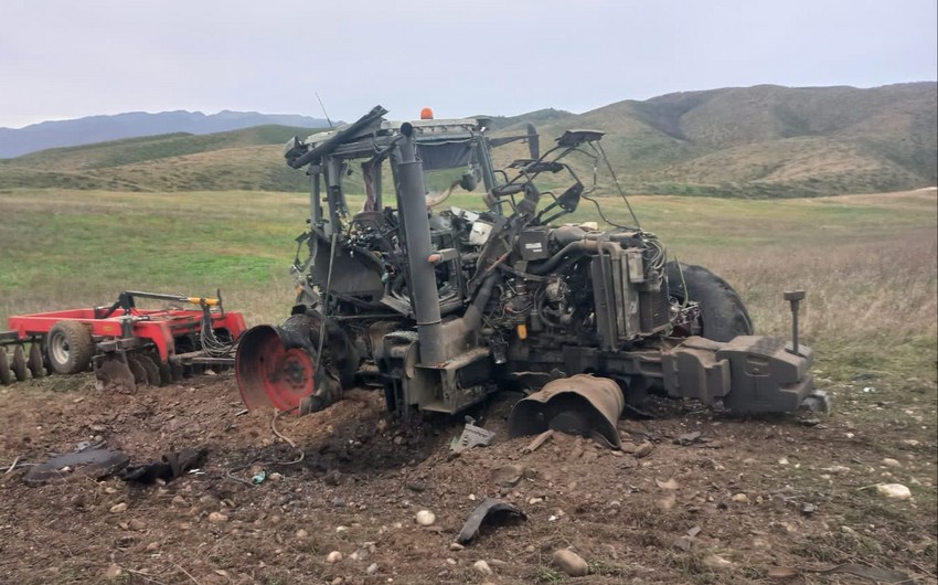 Tractor driver injured in landmine blast in Azerbaijan’s Tartar 