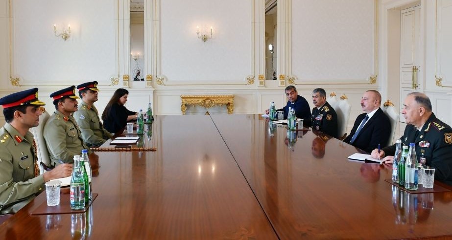 President Ilham Aliyev receives Chief of Pakıstan’s Army Staff