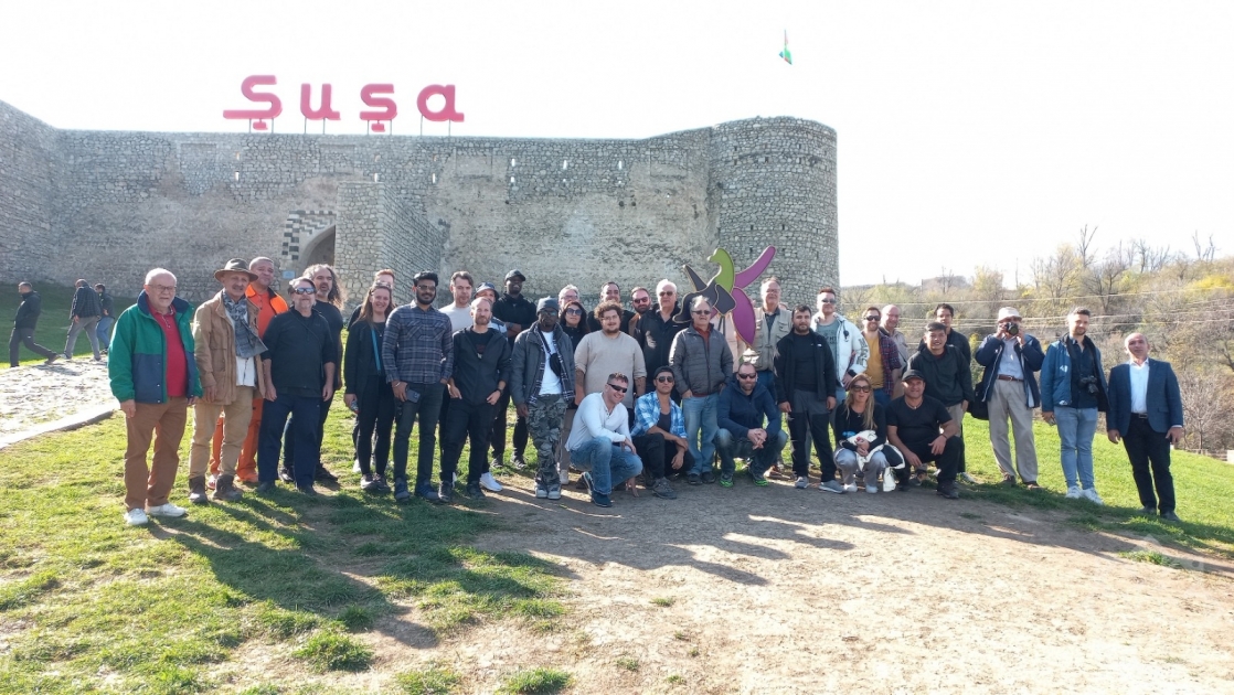 International travelers visit historic landmarks of Azerbaijan’s Shusha