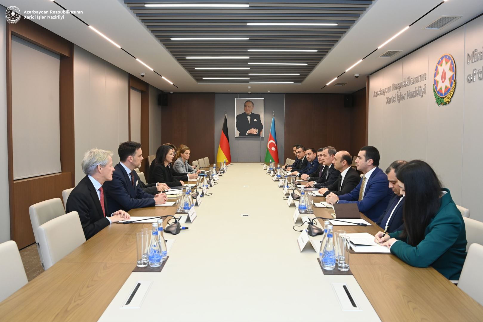  Expanded meeting of Azerbaijani, German FMs held in Baku 