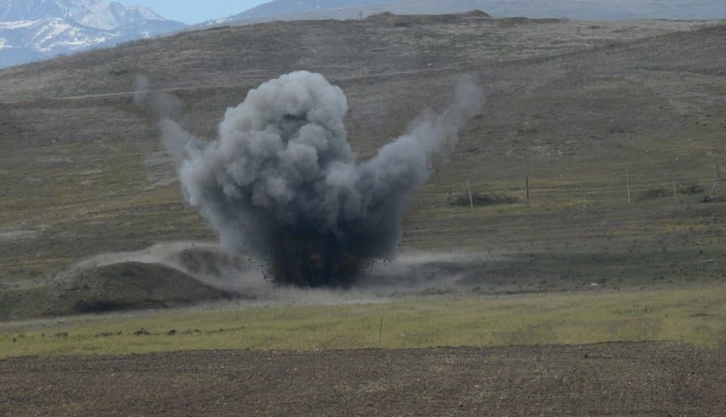 Another Azerbaijani civilian injured in landmine blast