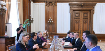 Azerbaijani FM meets with President of Romanian Senate Parliament