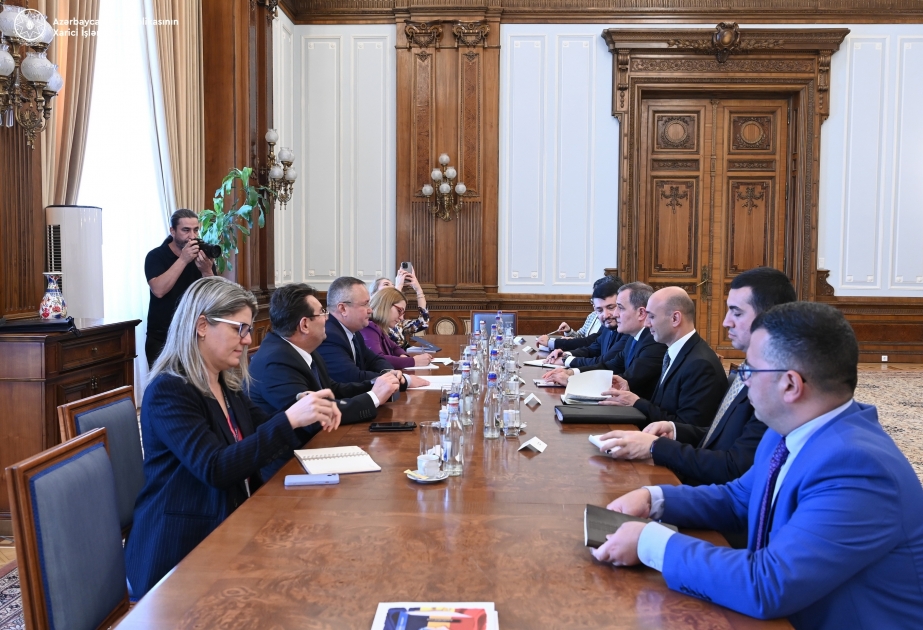 Azerbaijani FM meets with President of Romanian Senate Parliament