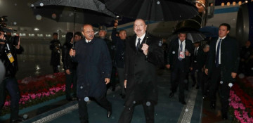 President of Azerbaijan Ilham Aliyev embarked on visit to Uzbekistan