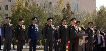 Military oath-taking ceremony for young soldiers held in Combined Arms Army