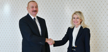 President Ilham Aliyev receives OSCE PA president