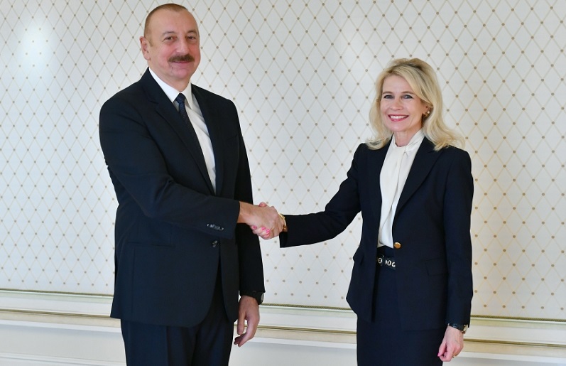 President Ilham Aliyev receives OSCE PA president