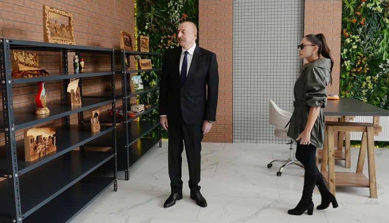 Azerbaijani president and first lady attend inauguration of “DOST EVI” branch of DOST Center for Inclusive Development and Creativity in Ismayilli