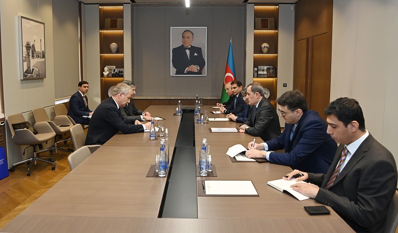 Azerbaijani foreign minister receives Eurasian Patent Office president