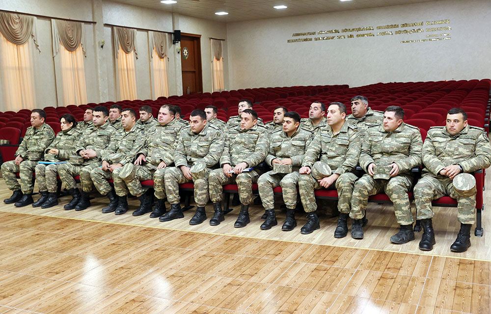 Lessons on organization of educational work with armed forces servicemen held in Azerbaijan
