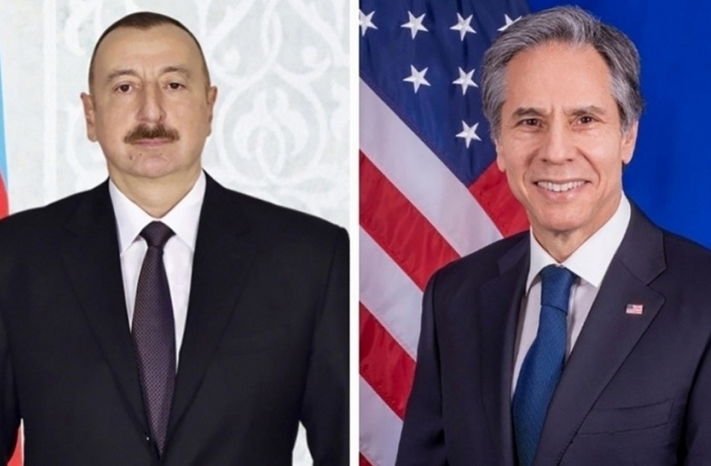 US Secretary of State Blinken makes phone call to President Ilham Aliyev