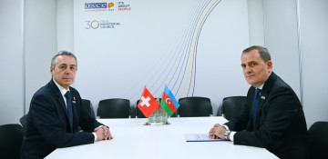 Azerbaijani FM meets with his Swiss counterpart