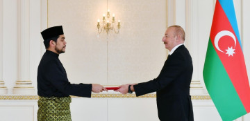 President Ilham Aliyev accepted credentials of incoming ambassador of Malaysia to Azerbaijan