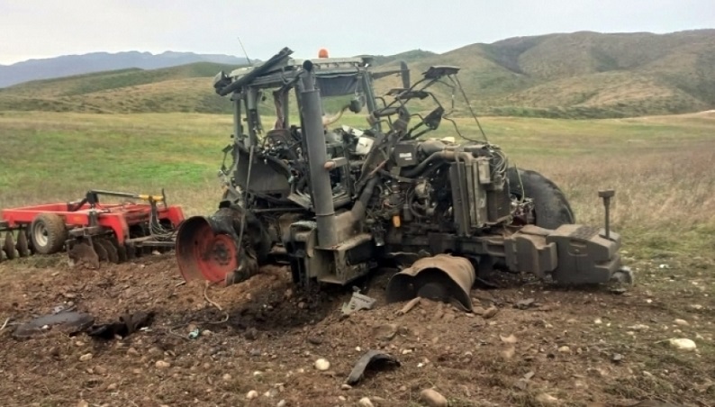 One civilian injured as tractor hits landmine in Azerbaijan’s Fuzuli