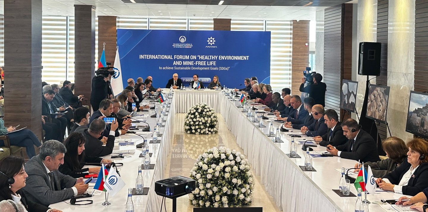 Azerbaijan's Aghdam hosting international forum on mine issues