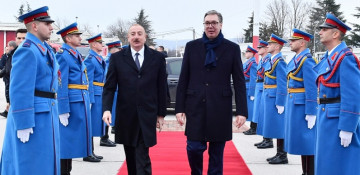 President of Azerbaijan Ilham Aliyev concludes his visit to Serbia