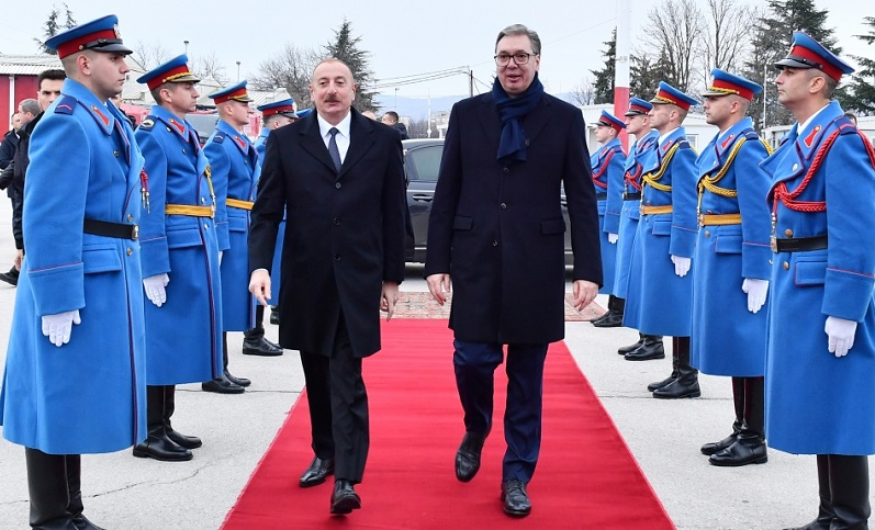 President of Azerbaijan Ilham Aliyev concludes his visit to Serbia